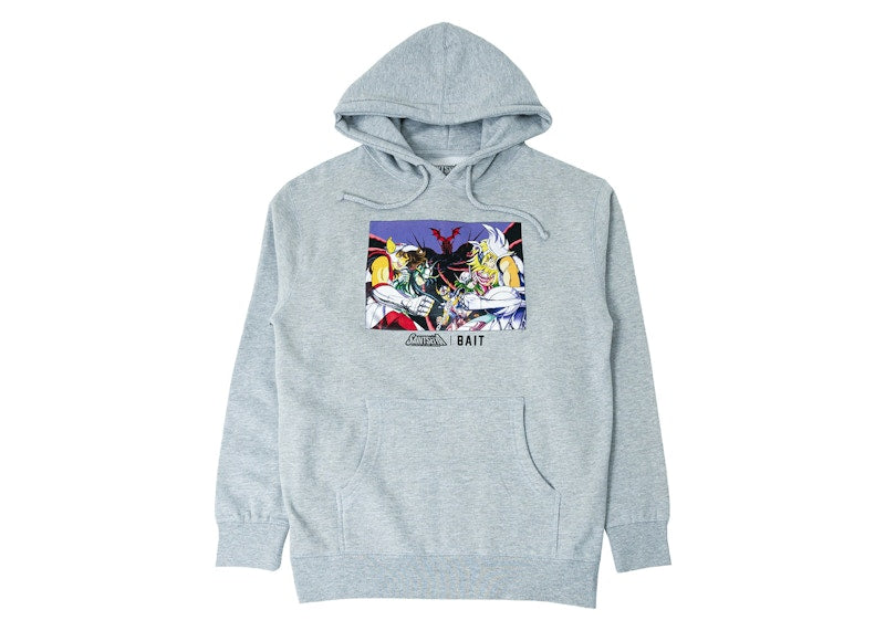BAIT x Saint Seiya Group Zodiac Hoodie Gray