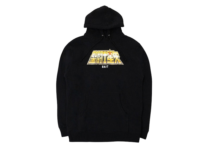 BAIT x Saint Seiya Zodiacs Gold Foil Hoodie Black