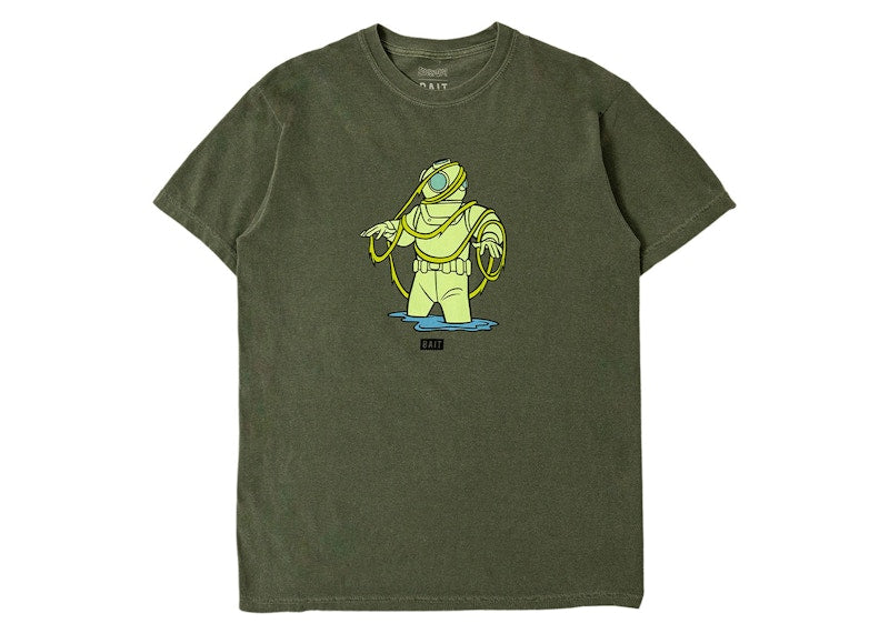 BAIT x Scooby Doo Swamp Monster Glow In The Dark Tee Green
