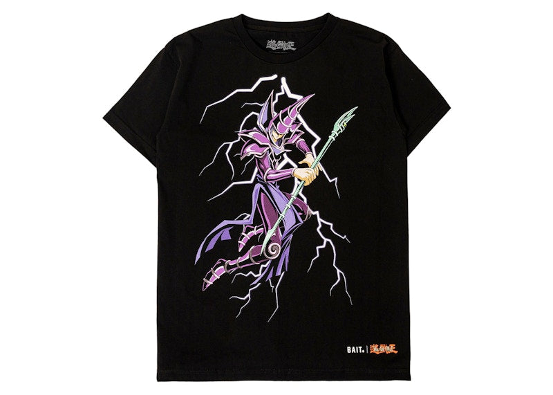 BAIT x Yu Gi Oh Dark Magician Glow In The Dark Tee Black