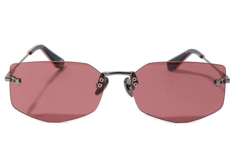 BAPE 10 Sunglasses Red