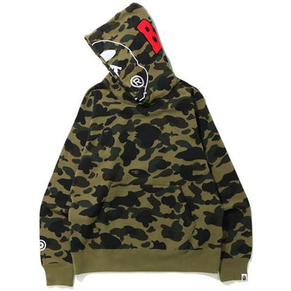 BAPE 1St Camo 2Nd Ape Pullover Hoodie Green