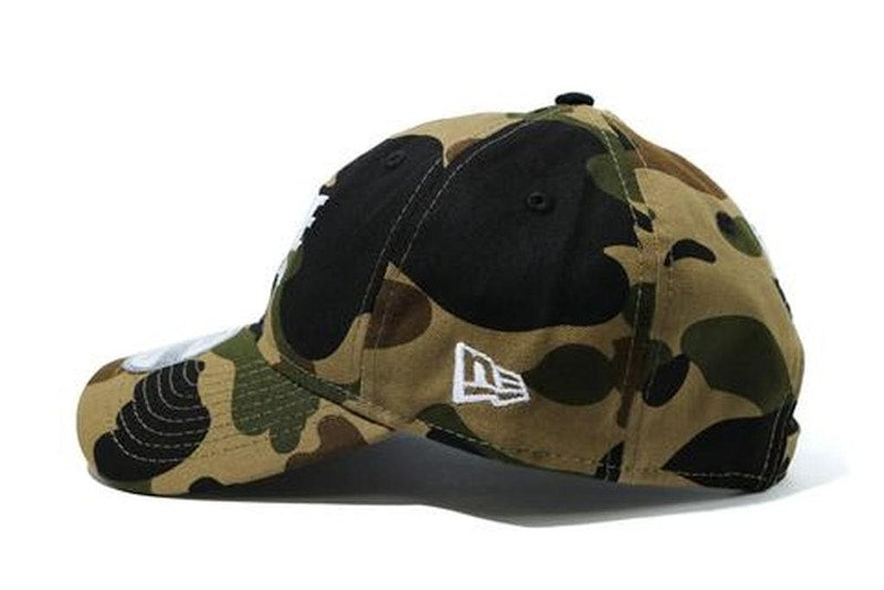 BAPE 1St Camo Bape STA New Era Panel Cap Green