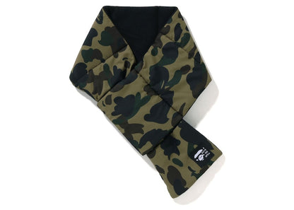 BAPE 1St Camo Pocket Fleece Scarf Green