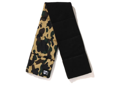 BAPE 1St Camo Pocket Fleece Scarf Yellow