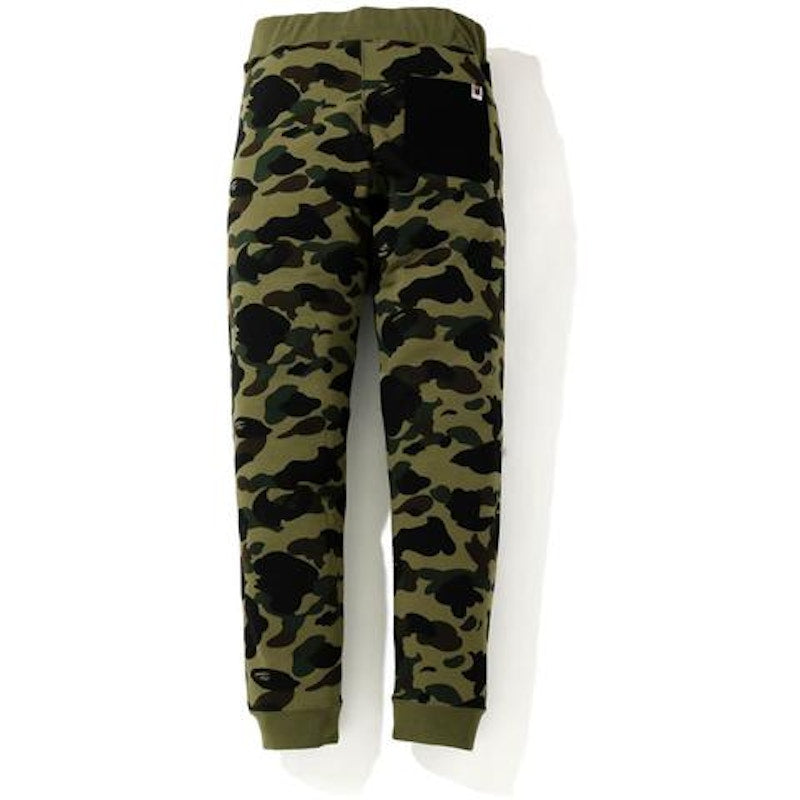 BAPE 1St Camo Shark Slim Sweatpants Green/Black