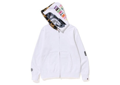 BAPE 1St Camo Tiger Full Zip Hoodie (SS23) White