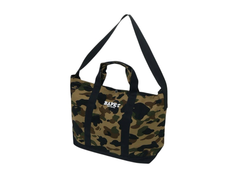BAPE 1st Camo 2Way Tote Bag Green
