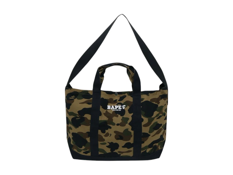 BAPE 1st Camo 2Way Tote Bag Green