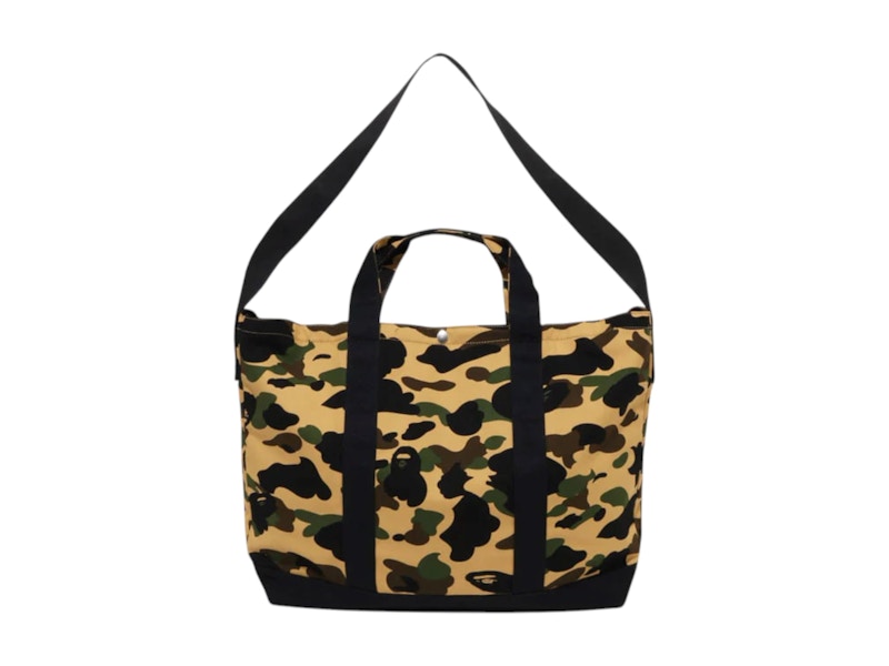 BAPE 1st Camo 2Way Tote Bag Yellow