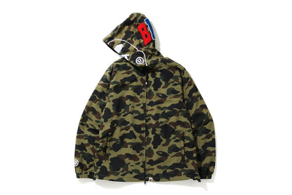 BAPE 1st Camo 2nd Ape Full Zip Hoodie Jacket Green