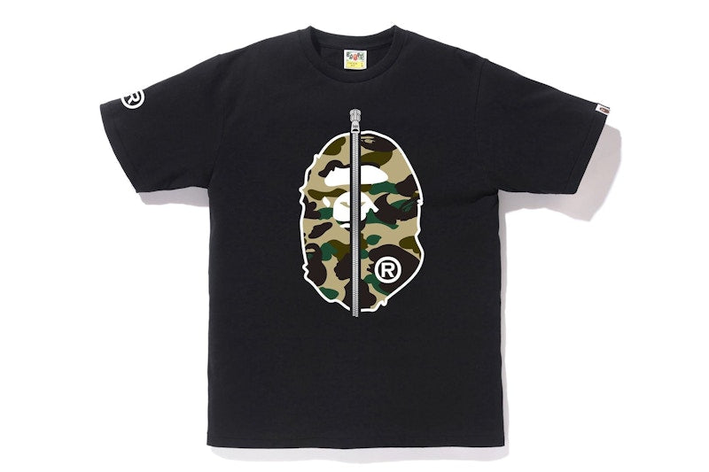 BAPE 1st Camo 2nd Ape Tee Black/Yellow