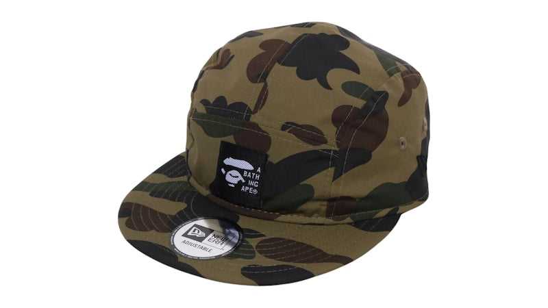 BAPE 1st Camo A Bathing Ape New Era Jet Cap Green