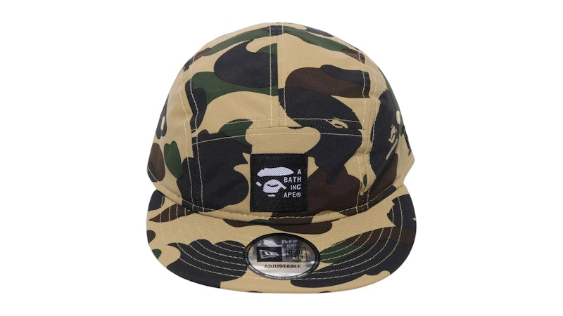 BAPE 1st Camo A Bathing Ape New Era Jet Cap Yellow