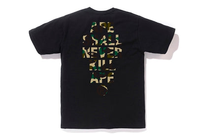 BAPE 1st Camo ASNKA Tee Black/Yellow