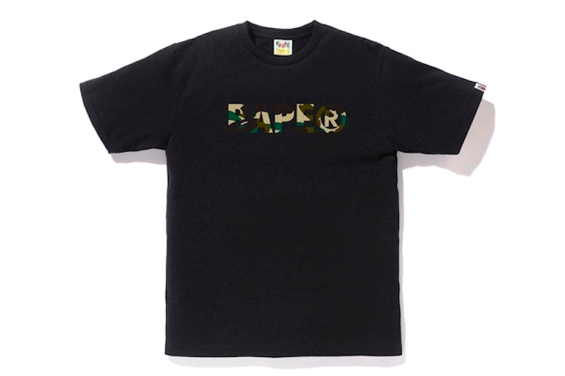 BAPE 1st Camo ASNKA Tee Black/Yellow