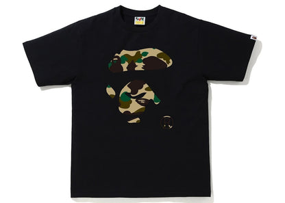 BAPE 1st Camo Ape Face Tee Black/Yellow
