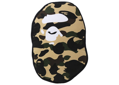 BAPE 1st Camo Ape Head Cushion Yellow