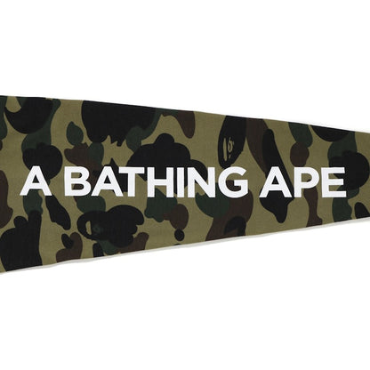 BAPE 1st Camo Ape Head Layered LS Tee White/Green