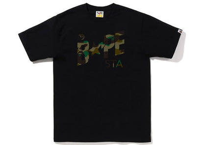 BAPE 1st Camo BAPE Sta Logo Tee (FW22) Black Green