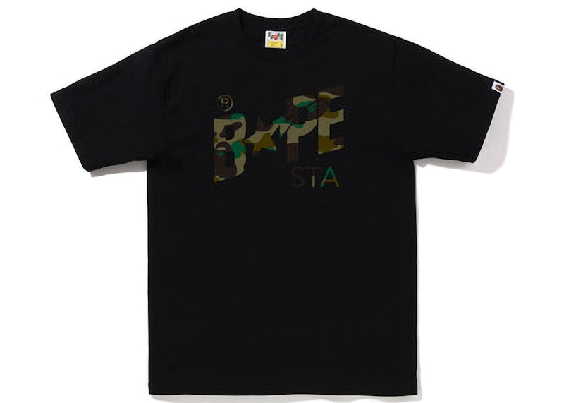 BAPE 1st Camo BAPE Sta Logo Tee (FW22) Black Green