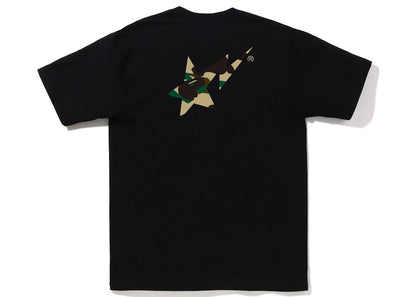BAPE 1st Camo BAPE Sta Logo Tee (FW22) Black Yellow
