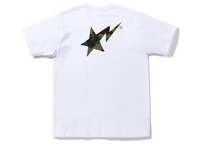 BAPE 1st Camo BAPE Sta Logo Tee (FW22) White Green