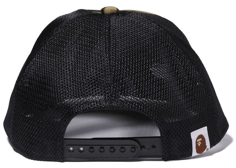 BAPE 1st Camo BAPE Sta Mesh Cap Green