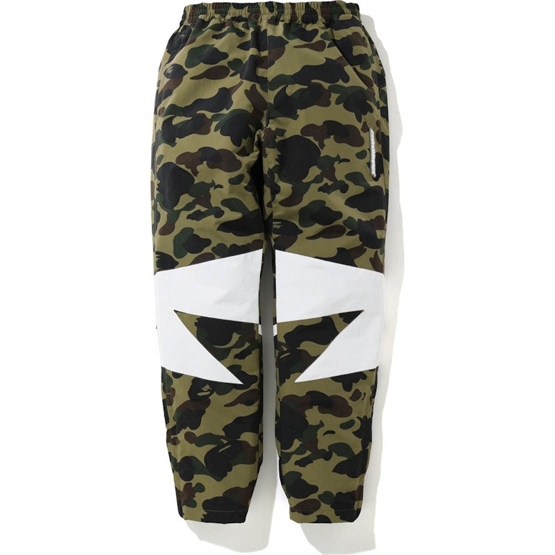 BAPE 1st Camo Bapesta Track Pants Green