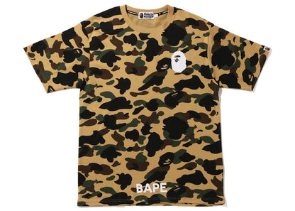 BAPE 1st Camo Bathing Ape Tee Yellow