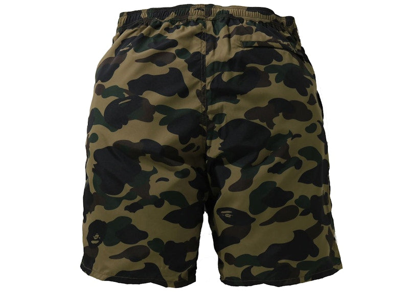 BAPE 1st Camo Beach Shorts (SS21) Green