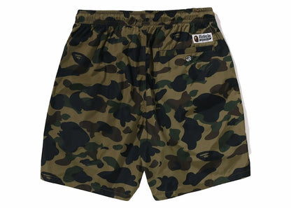 BAPE 1st Camo Beach Shorts (SS24) Green