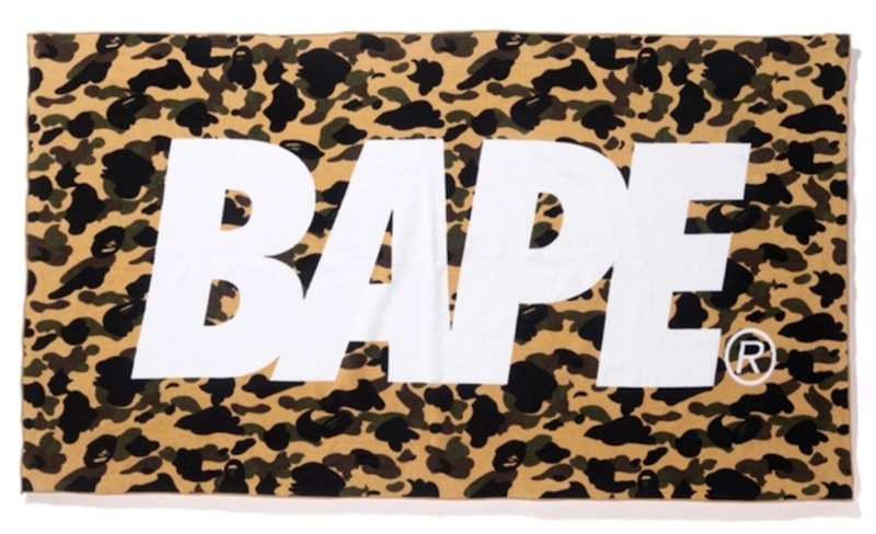 BAPE 1st Camo Beach Towel Yellow