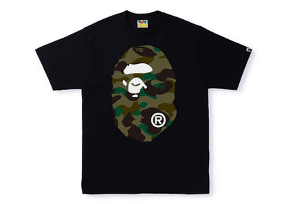 BAPE 1st Camo Big Ape Head Tee Black/Green