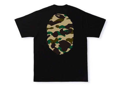 BAPE 1st Camo Big Ape Head Tee Black Yellow