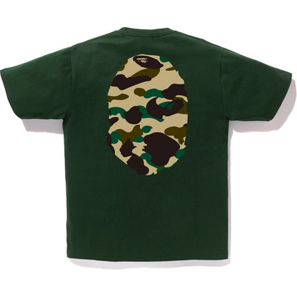 BAPE 1st Camo Big Ape Head Tee Green/Yellow