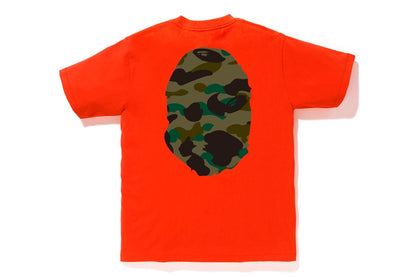 BAPE 1st Camo Big Ape Head Tee Orange/Green