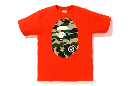 BAPE 1st Camo Big Ape Head Tee Orange/Yellow