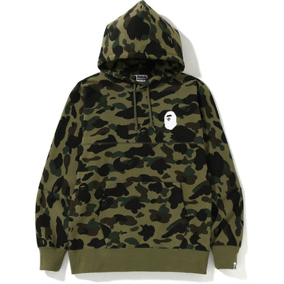 BAPE 1st Camo Big Logo Wide Pullover Hoodie Green