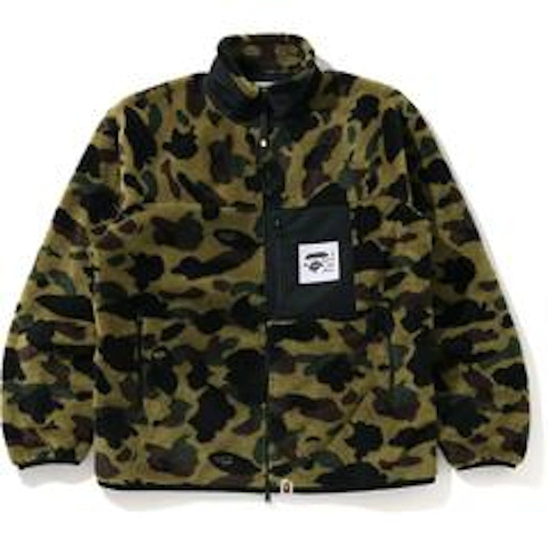BAPE 1st Camo Boa Jacket Green