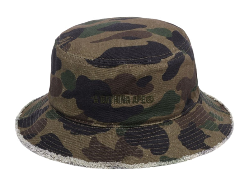 BAPE 1st Camo Buckle Hat Multicolor