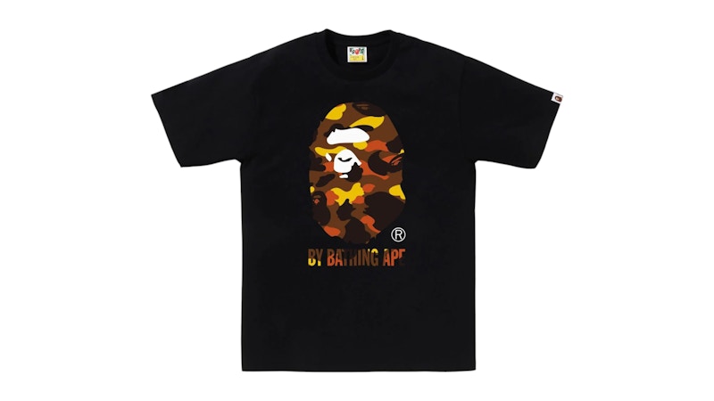 BAPE 1st Camo By Bathing Ape Tee Black/Orange