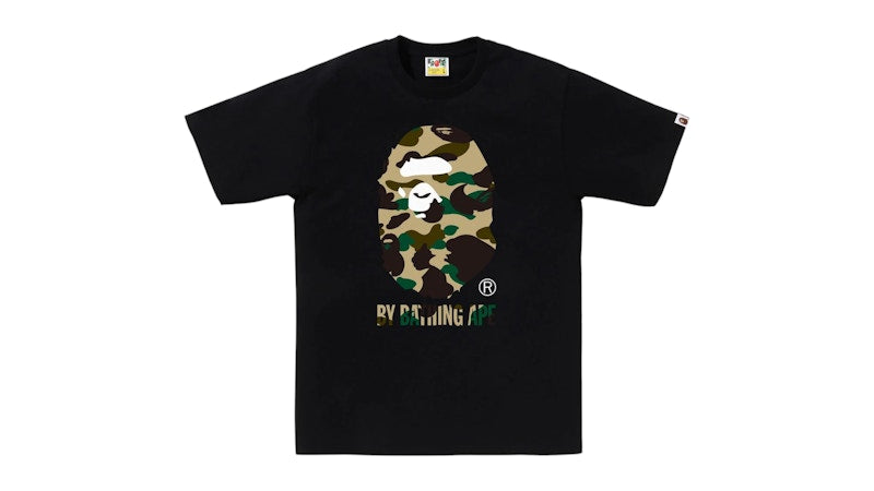 BAPE 1st Camo By Bathing Ape Tee Black/Yellow