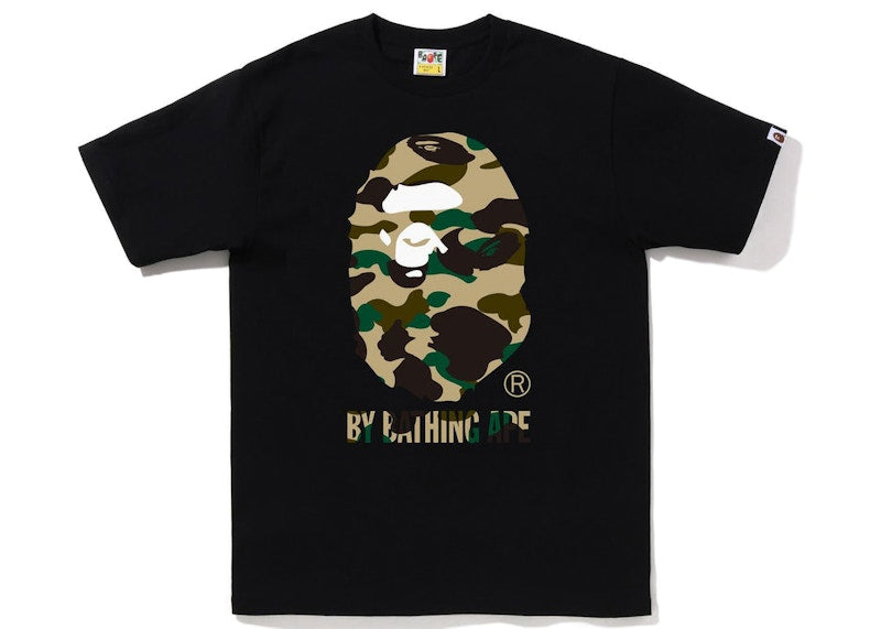BAPE 1st Camo By Bathing Ape Tee (FW22) Black Yellow