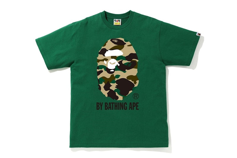 BAPE 1st Camo By Bathing Ape Tee Green/Yellow