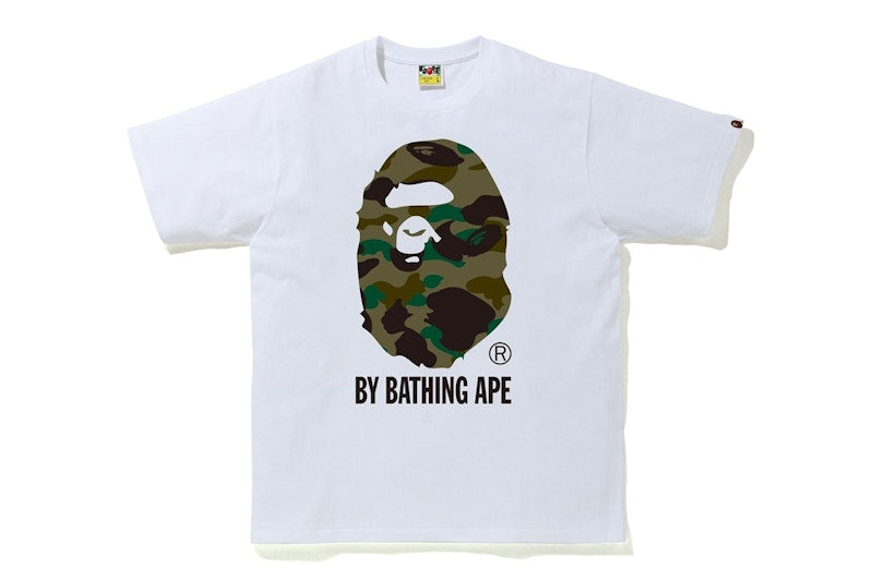 BAPE 1st Camo By Bathing Ape Tee White/Green