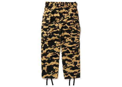 BAPE 1st Camo Cargo Pants (SS22) Yellow