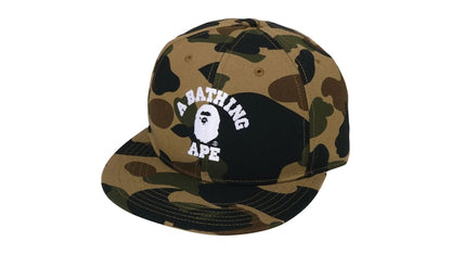 BAPE 1st Camo College Cap Green