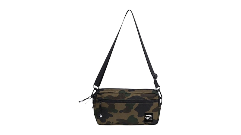 BAPE 1st Camo Cordura Mini Shoulder Bag Green