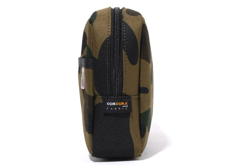 BAPE 1st Camo Cordura Multi Pouch Green